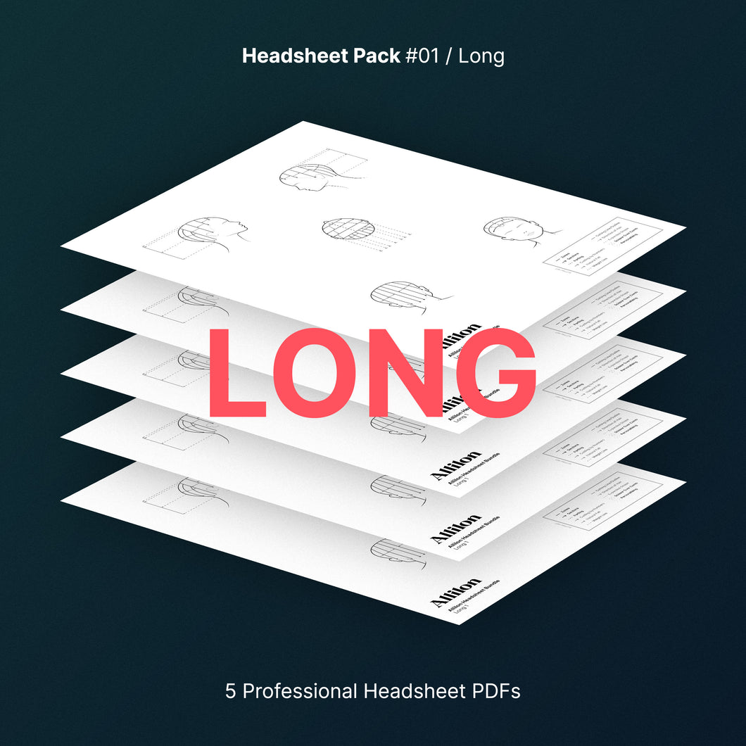 Headsheet Pack 1 – Long