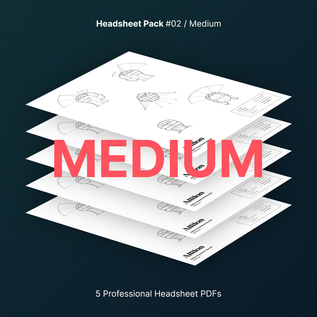 Headsheet Pack 2 – Medium